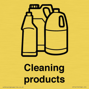 Dementia Cleaning products sign